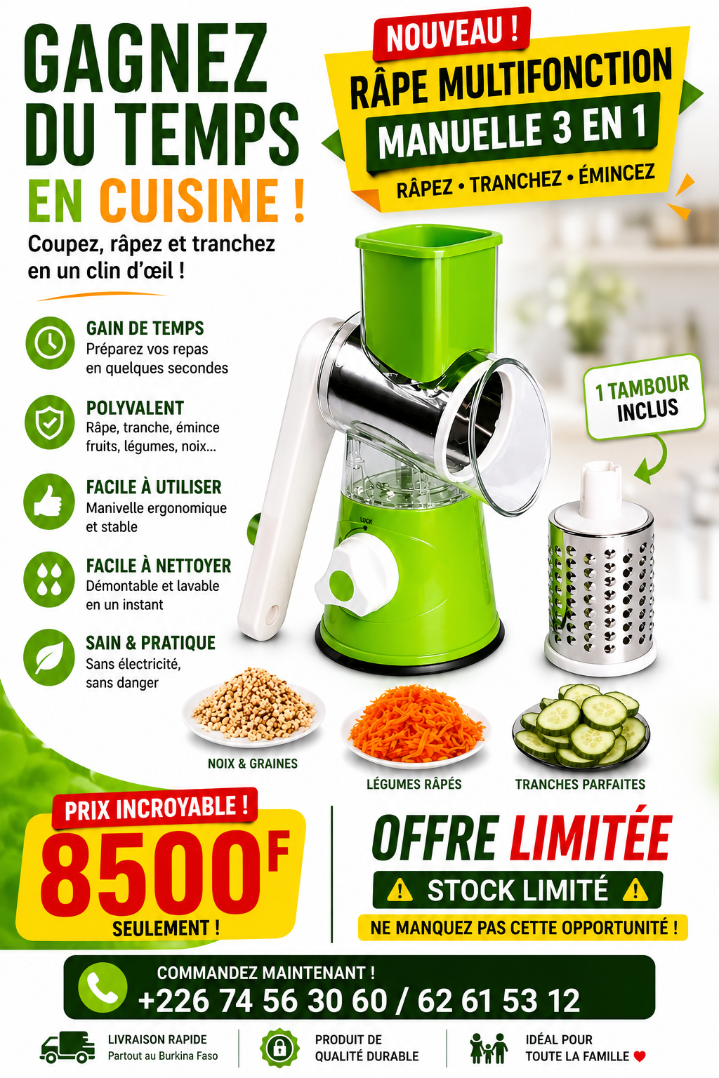 coupes légumes